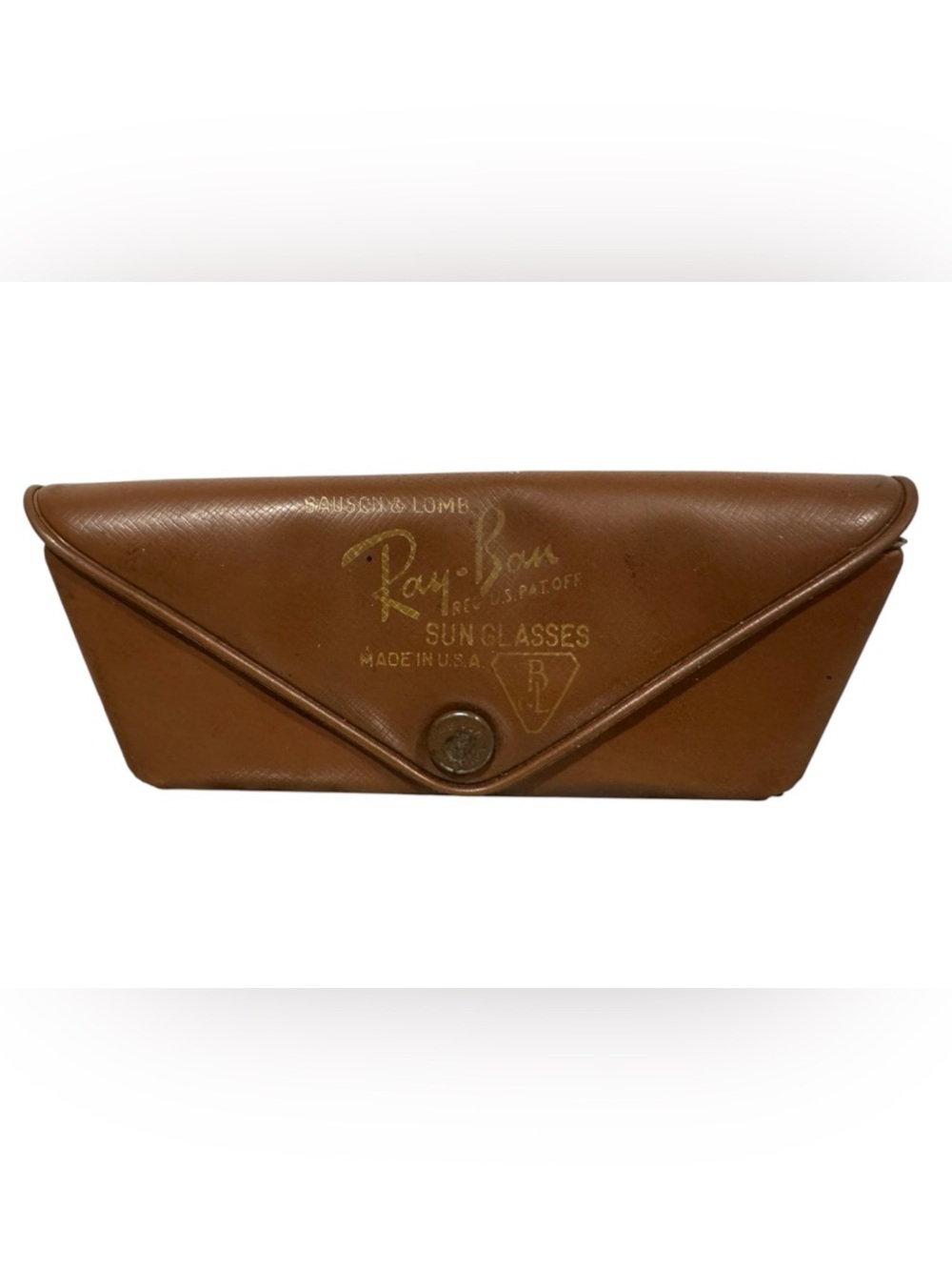 Vintage Ray-Ban Bausch & Lomb Clip-On Sunglasses Case Made in USA